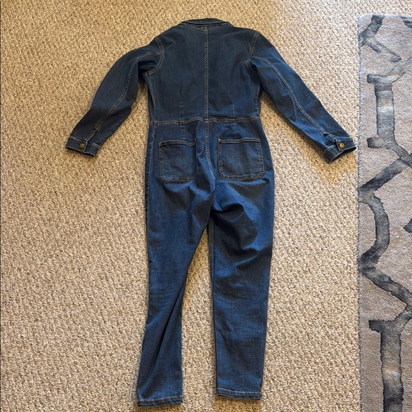 Free People Blue Denim Jumpsuit - Picture 4 of 6
